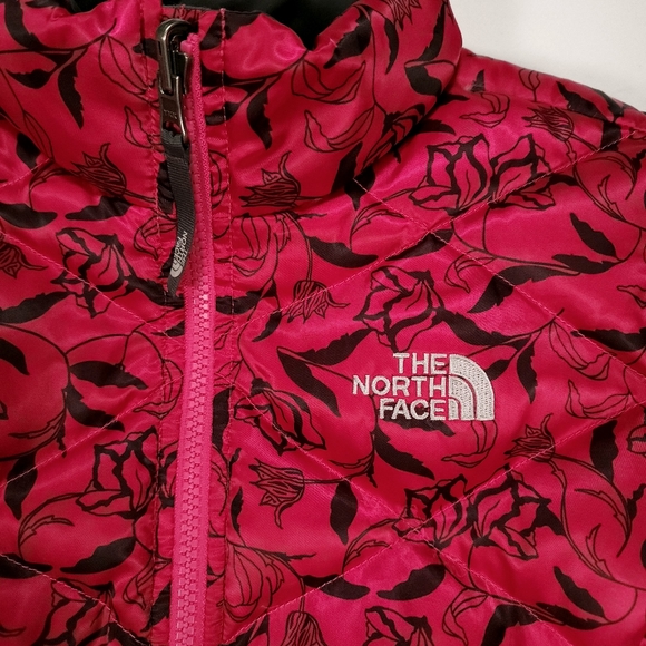 The North Face Girls Aconcagua Down Jacket Size Medium (10/12) Fusion Pink GUC! - Picture 5 of 12